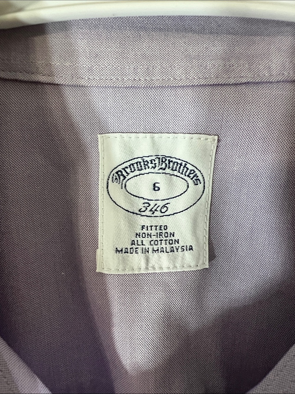 Brooks Brothers Lavender Short Sleeve Button Shirt - Picture 2 of 4